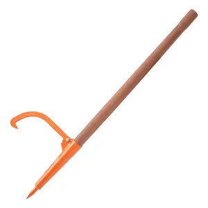 【Summervibes】VEVOR Log Peavey, 46.5 in, Wooden Handle Log Lifter, Heavy Duty Log Roller with Max 18 in Opening, Rust-Resistant Log Jack Cant Hook, Felling Log Roller Tool for Rolling, Raising, Turning Logs