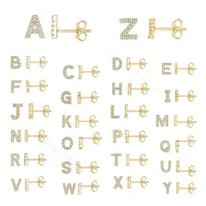 GAbriel A-Z Initial Stud Earring