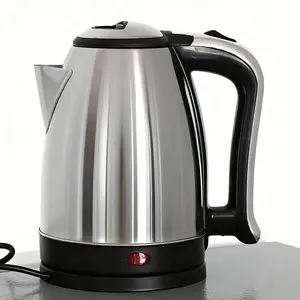 Electric kettle, stainless steel material, household coffee pot with a capacity of 2 liters, with fast boiling function and elegant design, Water Kettle, Kitchen Appliances