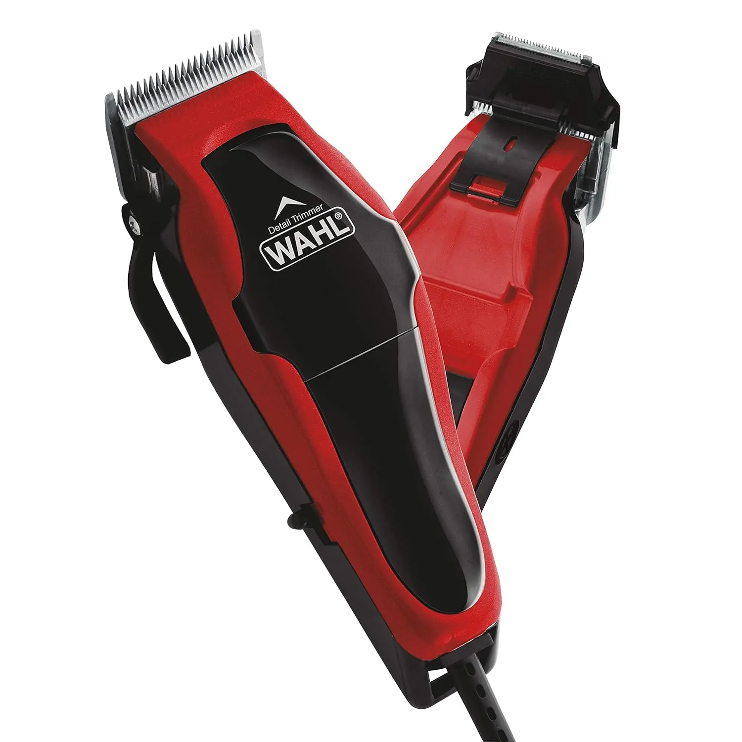 Men's Haircutting Kit, 2-in-1 Corded Hair Clipper with Built-in Detail Trimmer, Adjustable Taper Lever & Heavy-Duty Motor, 20-Piece Set with 12 Guards