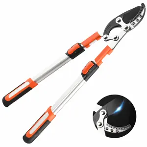 28-inch Garden Scissors with Non-Stick Sharp Edge Steel Blades Manual Hedge Shears for Shaping Boxwood Tall Bushes & Pruning Shrubs