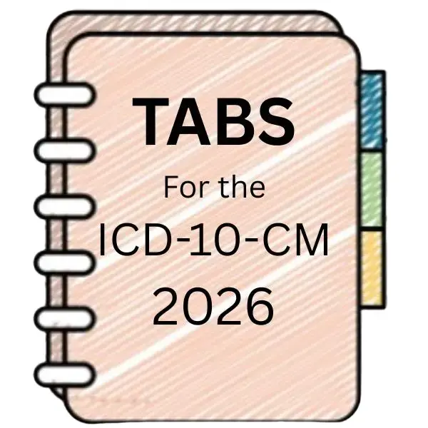 Tabs for the 2026 ICD-10-CM
