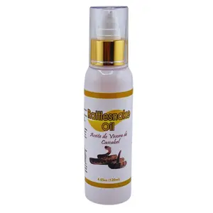 Rattlesnake oil 4.05oz 120ml Cleansing Oil for All Skin Types Skincare Acne & Massage Therapy Oil - Aceite de Vibora de Cascabel