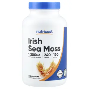 Nutricost Irish Sea Moss, 240 Capsules (600 mg per Capsule)