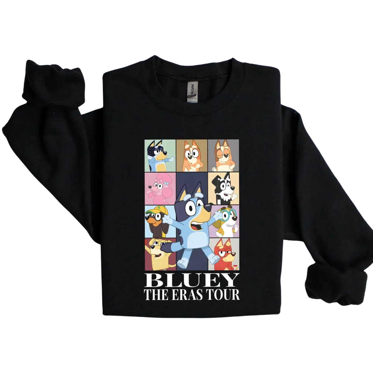 Bluey Eras Tour Family Cartoon Sweatshirt  - Gift For Women Comfort Cotton