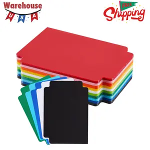 50 Pcs Trading Card Dividers Plastic Card Dividers