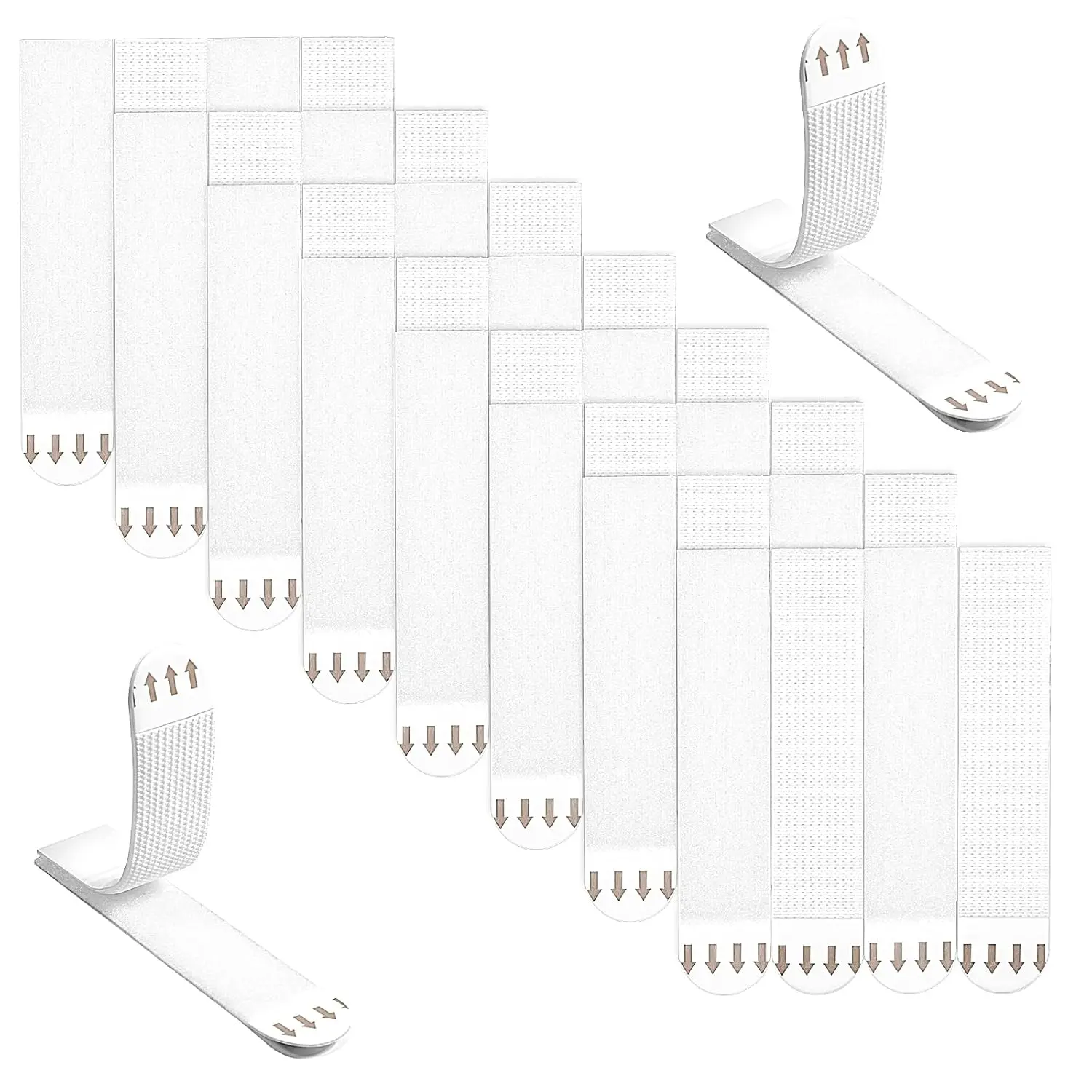 24-Pairs(48 Pack) Heavy Duty Large Picture Hanging Strips, Sticky Picture Hangers for Walls Damage Free No Nails Hanging Pictures Strips for Wall Decoration, Classroom Walls, Renter Friendly