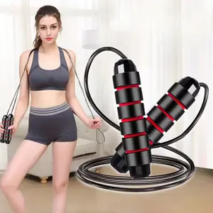 Weighted Professional Jump Ropes Fitness Boxing Training Skipping Rope Gym Workout Exercise Jumprope Home Equipment Jumprope
