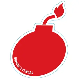 Decal Red Bomb Sticker