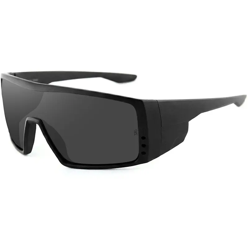 MAXJULI Z87 Male Full Rim Wrap Around Sports Sunglasses, TR90 Ultralight Polycarbonate Safety Glasses with Side Shield, UV400 Protection for Sports/Outdoor (8704)
