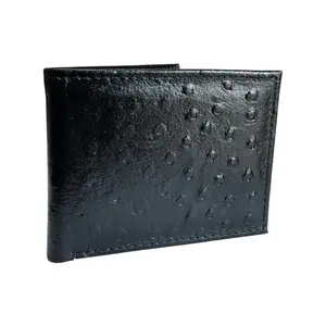 Billetera de Avestruz Cartera Men’s Ostrich Wallet