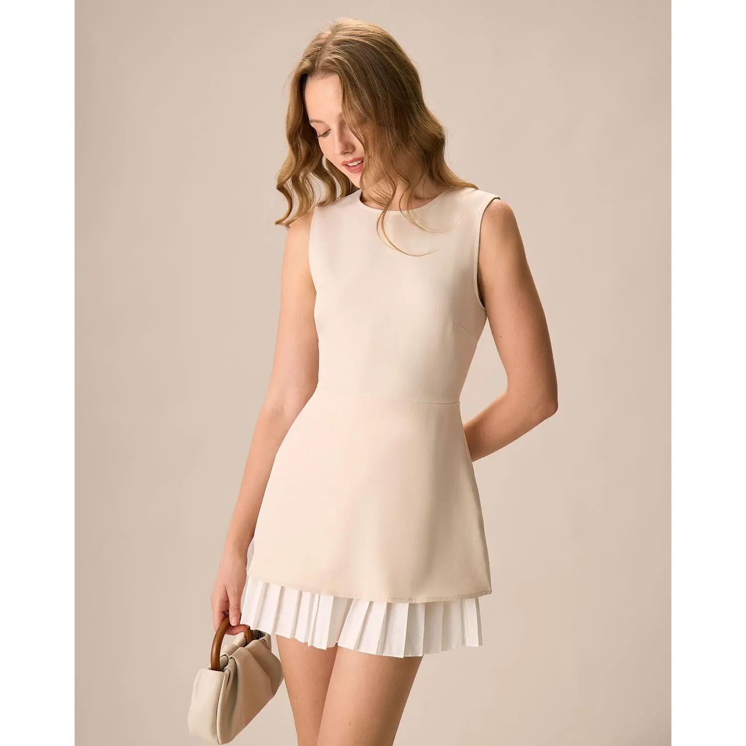 Apricot green dress - TikTok Shop