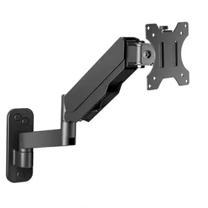 Wall Mount for 17-32 inch Flat/Curved Screen, Computer  Wall Mount Arm Holds up to 17.6lbs, Tilt, VESA 75x75/100x100 mm