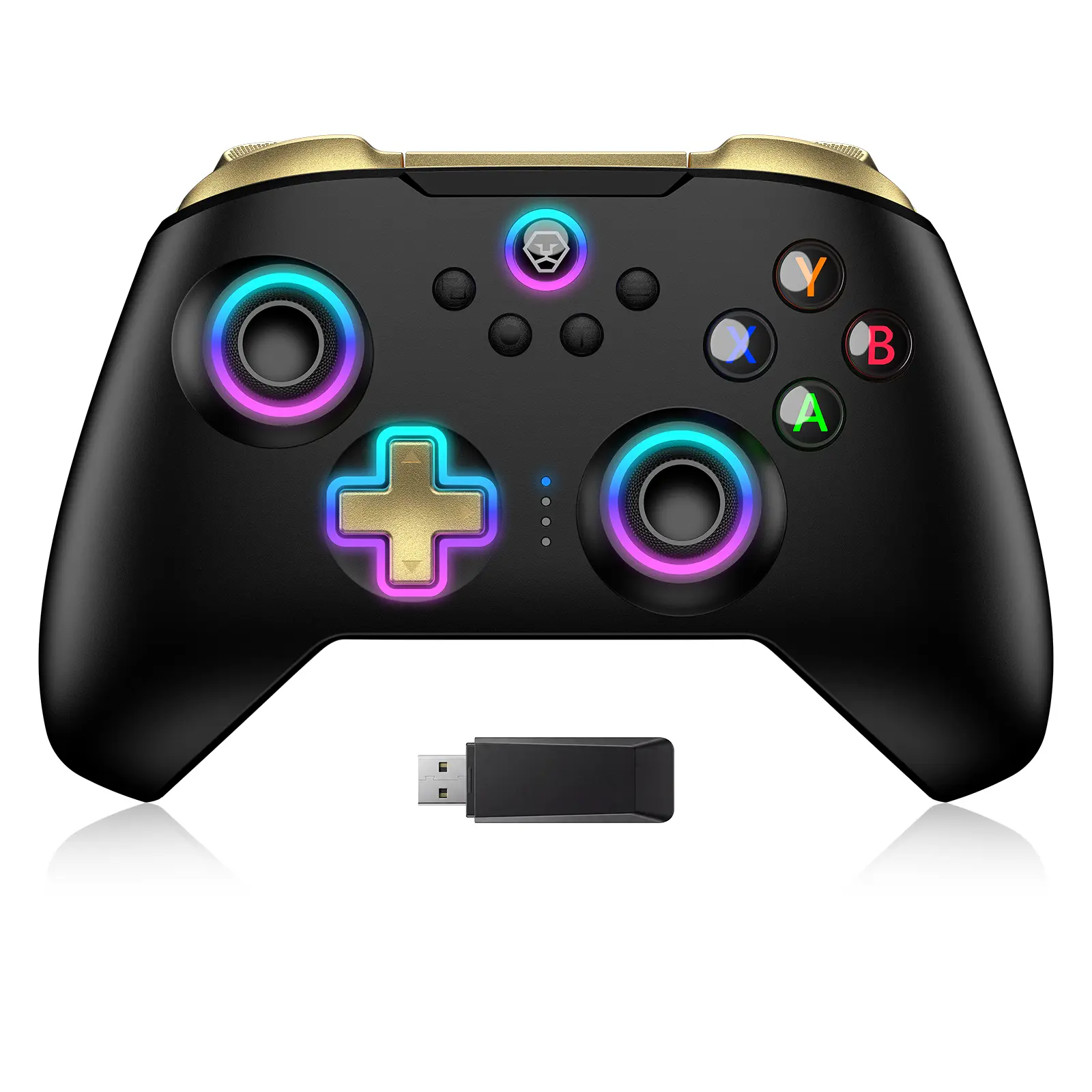 Pro Gaming Controller for Xbox Series X|S & PC – Dual Joysticks, 7 RGB Lights, Dual Vibration, Programmable Turbo & 3.5mm Headset Support sohochic