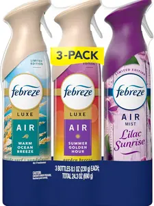 3 Pack Air Mist Room Spray – Odor Fighting Home & Bathroom Freshener 8.1oz