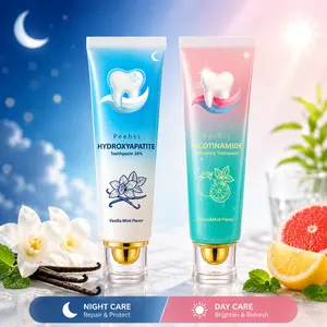 Hydroxyapatite  10% + Niacinamide Whitening toothpaste , Enamel Repair & Gum Care, Nano Hydroxyapatite - Sensitivity Relief, Whitening, Fluoride-Free, Breath Freshening nicotinamide Oral Hygiene Essentials summervibes