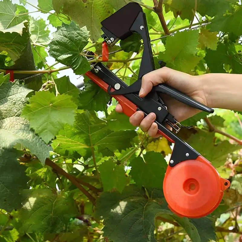Plant Bundling Machine, Garden Trellis Gun, Heavy Duty Branch Binding Tool, Garden Tools, Suitable for Vegetables, Grapes, Tomatoes, Cucumbers, Peppers, Flowers