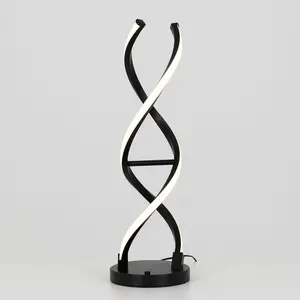 Swirl LED table lamp