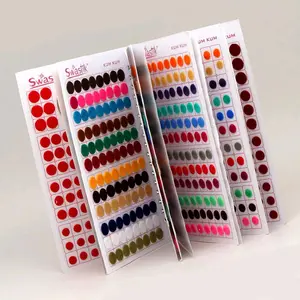 Traditional Indian Velvet Bindi with Assorted Colors Cultural & Religious Significance