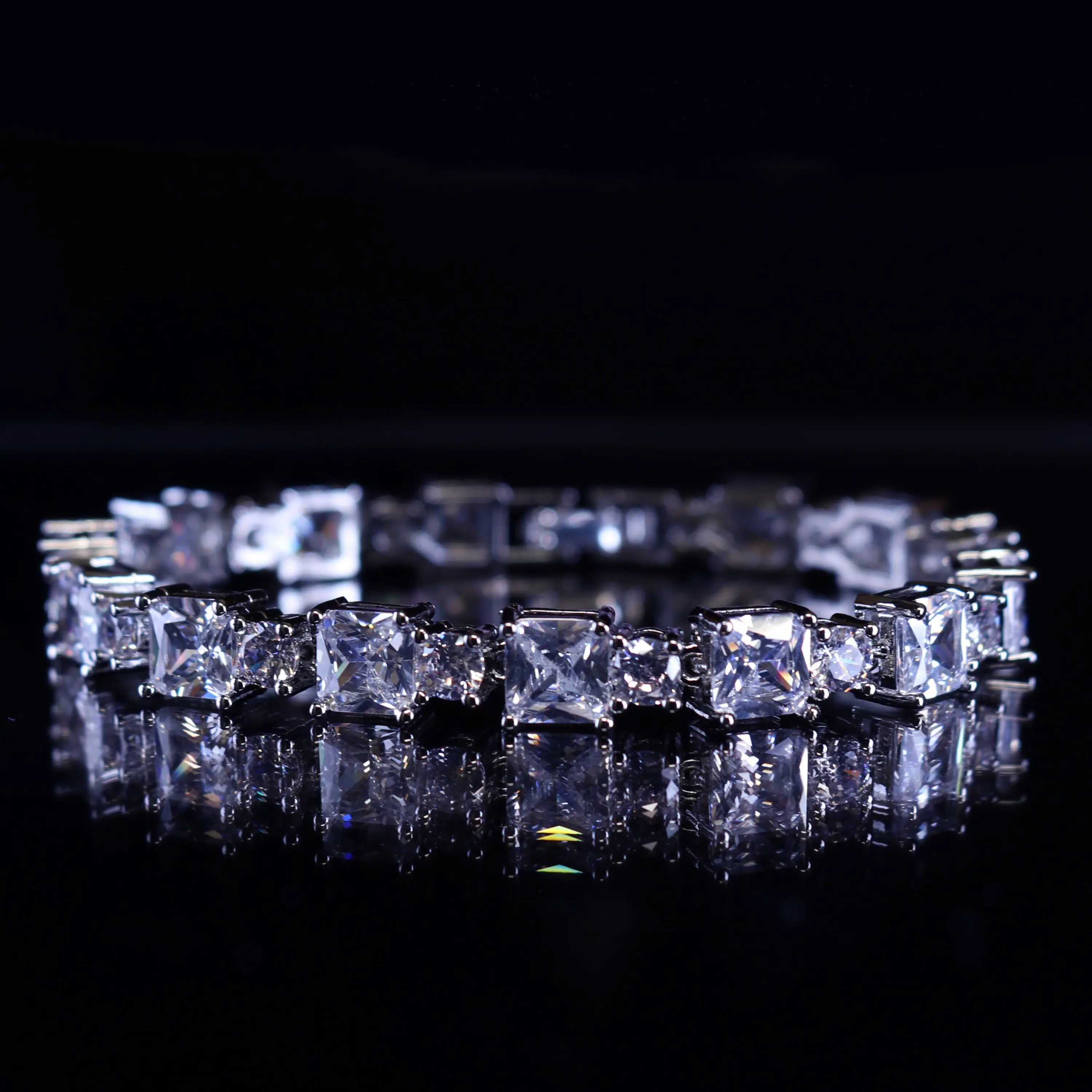 P6NK Cübic Bracelet - Silver, Gold