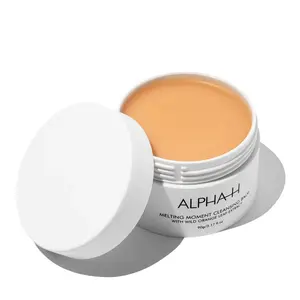 Alpha-H Melting Moment Cleansing Balm For Your Face - Removes SPF, Dirt & Pollution - Nourishing Balm To Oil For All Skin Types - Vegan & Pregnancy Safe Makeup Remover