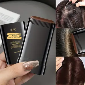 Portable Hair Dye Stick, Temporarily Fill in Bald Spots, Regrow Hair, One-Time Use Temporary Hair Color, Long-Lasting