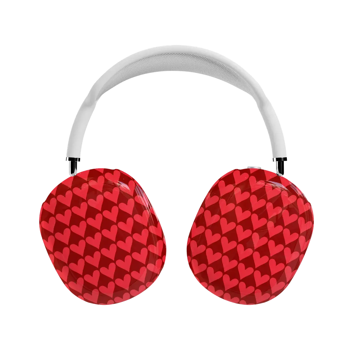Casely AirPods Max Case | Snap-On Hard Shell Covers | Crazy in Love | Red Hearts