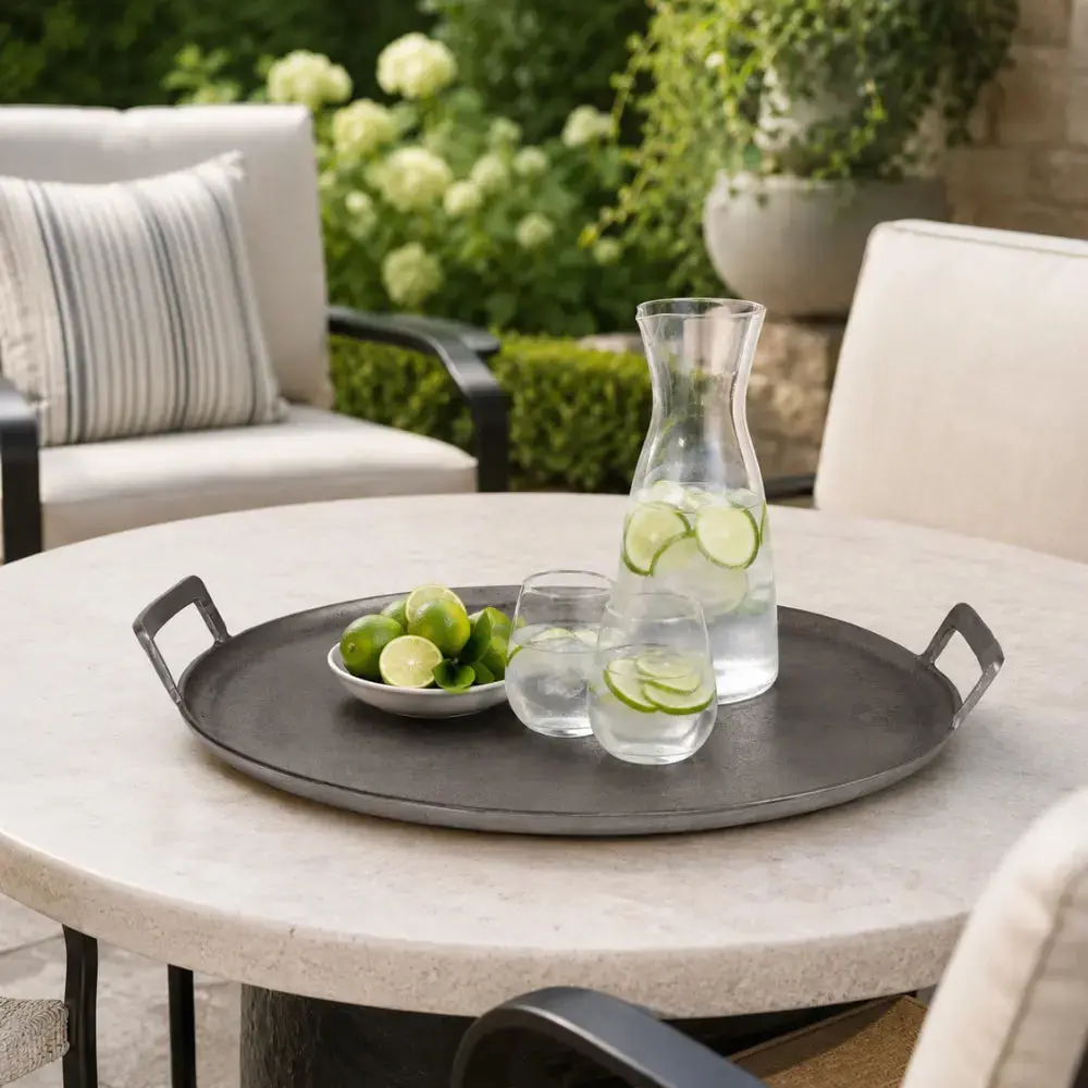 Decorative Aluminum Serving Tray Decorative Aluminum Serving Tray