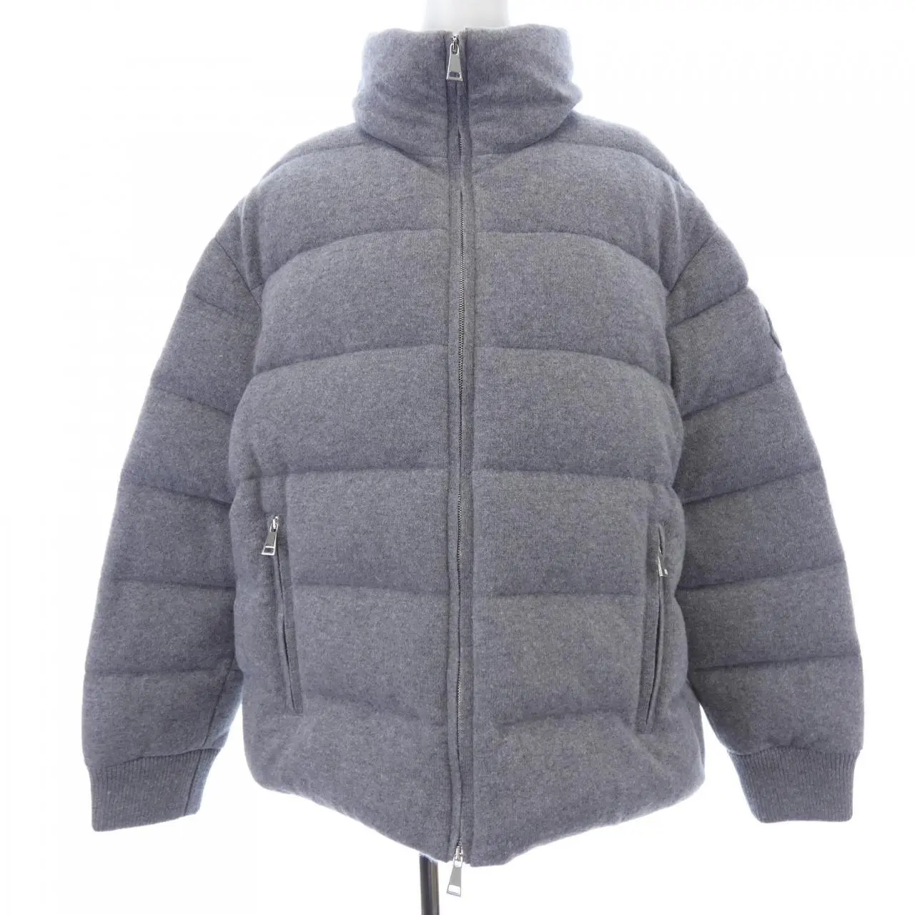 Pre-owned MONCLER Cashmere Small Leather Goods Cayeux Blend Down Jacket