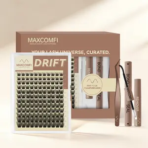 DRIFT | Maxcomfi DD Curl Cluster 2.0 Multi-Pack | FluffyLayered Lash Clusters |  Volume Lashes Clusters Waterproof Cryproof  Longlasting Party Mother Gifts SummerVibes