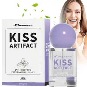 1/2/3pcs Probiotic Oral Spray 15ml - Fresh Breath & Oral Care, Sugar-Free, Portable, Long-Lasting Freshness Freshening Breath Spray (Mint) Oral Blend | Alcohol-Free | Fluoride-Free Mouth Rinse, Oral Hygiene Essentials, Mouthwash, Peppermint
