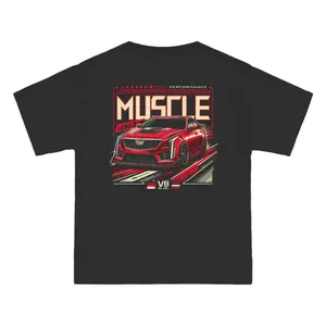 American Muscle Cadillac CT5-V Shirt– Car Enthusiast Graphic T-shirt Sweatshirt Hoodie 2 Sided Gift for Car Lovers Streetwear Tee