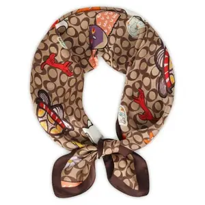 Relang Fashion Silk Satin Head Scarf for Women Hair Bandana Hair Scarf Wrap Neck Scarf for Women 27.5×27.5 inches