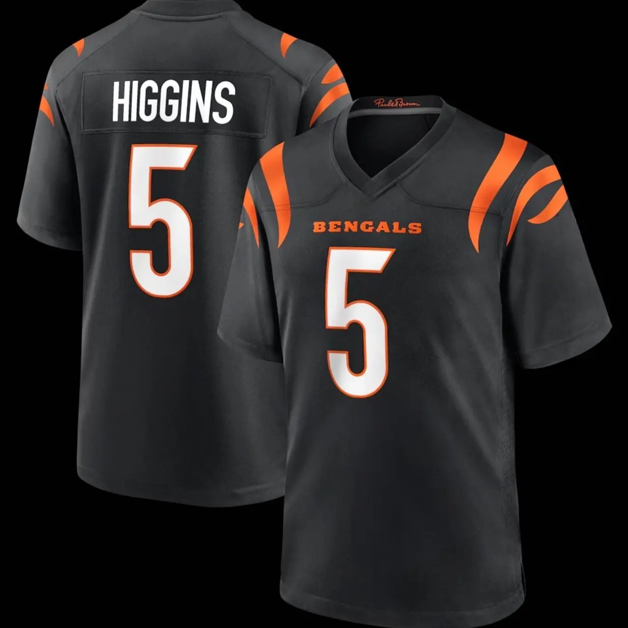 Unisex Football inspired by Higgins 5 Cincinnati Alternate Game Jersey - Black