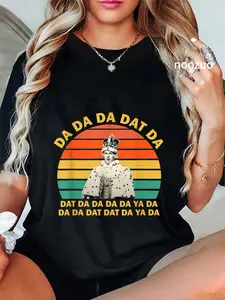 100% Cotton Unisex DA DA DA DAT Funny Hamilton Quotes Vintage Retro T-Shirt Casual Top