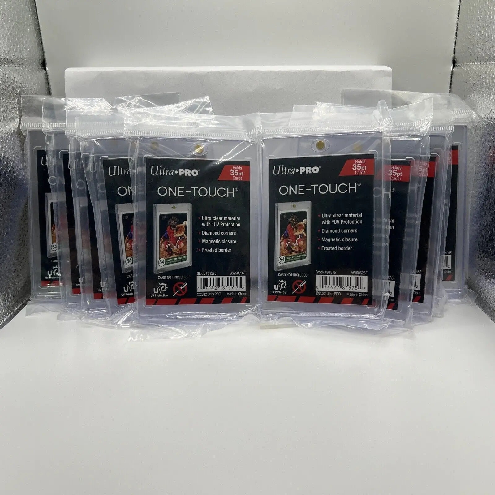 Ultra Pro One-Touch Magnetic Card Holders 35pt Point - Lot of 10