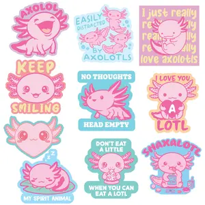 Axolotl Sticker Extra Large Stickers for Adults Funny Adhesives with Memes Funny Stickers with Colorful Graphic Decals Funny Animal  Multi