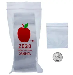100-Pack Resealable Heavy-Duty 2x2 in Top Zipper Ziplock Storage Bags, Bulk Multi-Purpose Bagged Organizer for Home Organization & Packaging Supplies, Resealable Pack