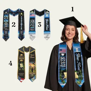 Personalized Guatemalan Graduation Sash 2026, Custom Graduation Guatemalan  American Flag Stole 2026, Guatemalan Graduation 2026