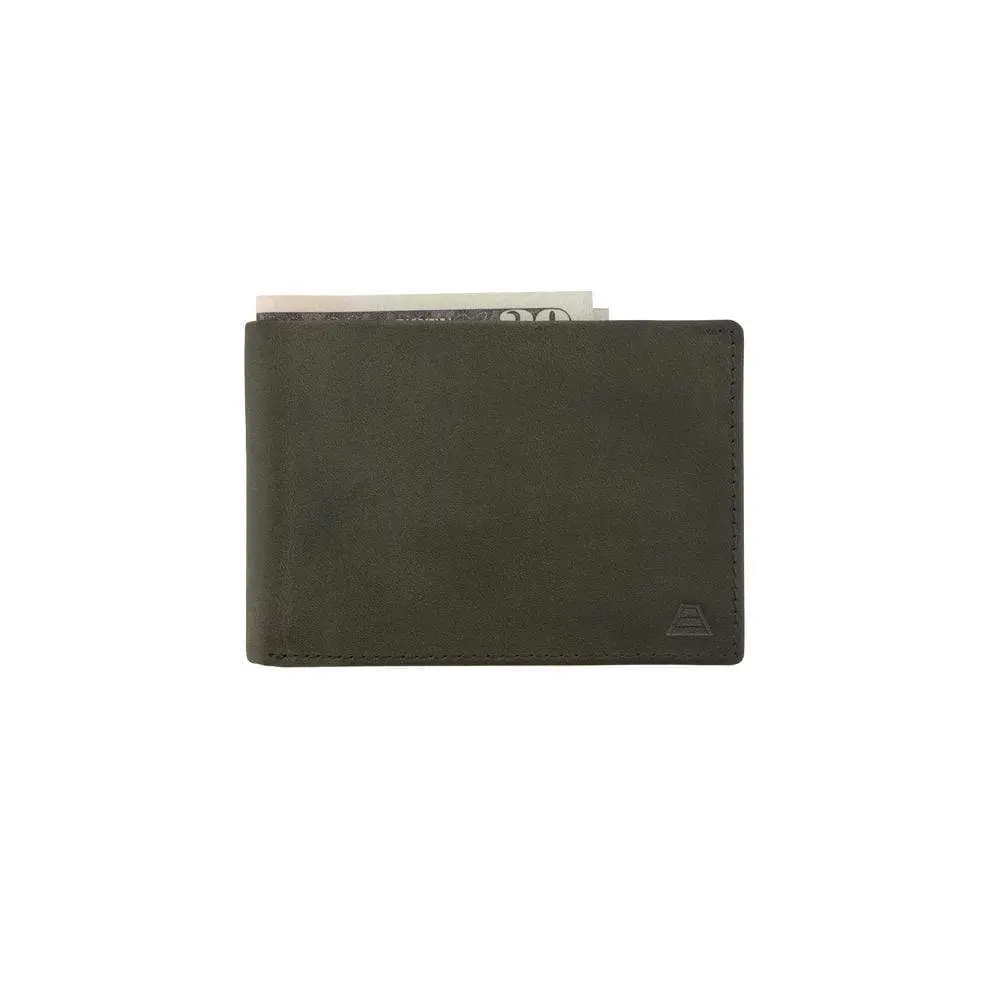Andar Ambassador Full-Grain Leather Bifold Minimalist Wallet for Men, RFID Protection, Cash Slot, Multiple Wallet Cards Holders, Slim Everyday Carry Accessory, Minimalist Wallets