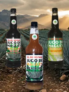 El Original Jugo de Maguey Michoacán - Agave Juice with 8 Plants for Digestive Health & Antioxidant Support