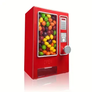 Creative Retro Mini Candy Machine, Perfect Summer Gift Pick, Battery-Free Candy Vending Dispenser for Gumballs, Jelly Beans and Mini Snacks, Ideal as a Birthday Gift, Holiday Present and Surprise Gift for Young People, Compact Size, Convenience