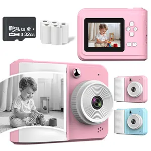 Instant Print Digital Camera for All Ages, HD Selfie Camera with Multiple Filters, 1080P Video Recording, Portable Mini Printer, Pocket Camera