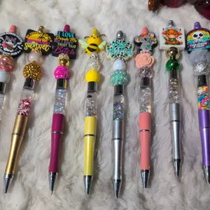 Fancy half fur/half rhinestone, SnowGlobe Pens with all specialized glitter & rhinestones etc, 2-in-1 regular stylus pens, your choice of ANY of them!