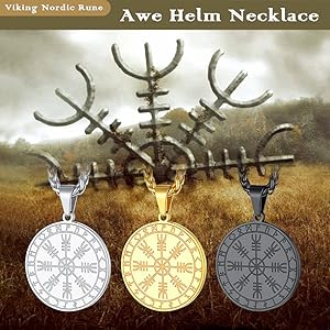 Viking Thor's Hammer Talisman Necklace for Men, Vintage Norse Mjolnir Amulet Pendant with Sturdy Wheat Chain, Stainless Steel Jewelry (Gift Box)