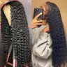 Bling Hair Deep Wave Human Hair Wig 13x4 13x6 HD Transparent Lace Front Wigs 180% Density Pre-Plucked Hairline Lace Frontal Wig For Women sohochic