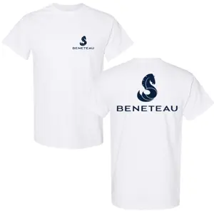 Beneteau Nautical Logo T-Shirt, Classic Boating Apparel, Soft Cotton Tee for Sailing Enthusiasts, Stylish Maritime Wear for Men & Women, Perfect Yacht Gift