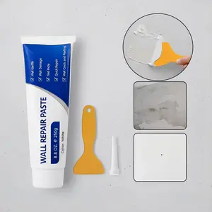 Drywall Repair Paste 250g, Quick-Drying Wall Crack Filler, Waterproof Wall Mending Compound for Home DIY & Concrete Repair White Spackle