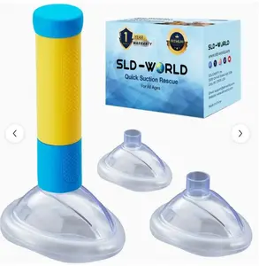 SLD-WORLD Quick Suction Training Kit with Replacement Cups for Safety & Rescue Tool Durable Reusable Educational Demonstration Compact Lightweight Design