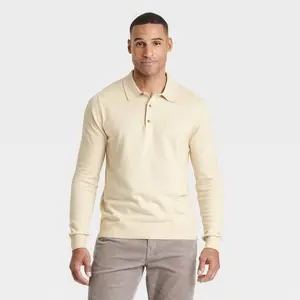 Men's Polo Collared Pullover Sweater - Goodfellow & Co